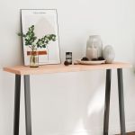vidaXL Blat masă 120x60x(2-6) cm lemn stejar netratat contur organic