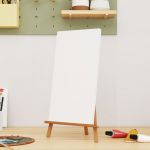 vidaXL Pânze întinse, 12 buc., alb, țesătură și lemn masiv pin