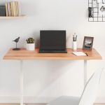 vidaXL Blat masă maro deschis 100x50x2 cm, lemn masiv stejar tratat