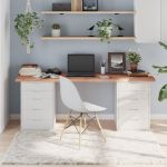 vidaXL Blat de masă maro 180x40x(2-6) cm, lemn masiv stejar tratat