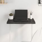 vidaXL Blat de masă maro 60x40x(2-4) cm, lemn masiv stejar tratat