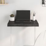 vidaXL Blat de masă maro 60x40x(2-6) cm, lemn masiv stejar tratat