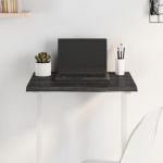 vidaXL Blat de masă maro închis 60x50x2cm, lemn masiv de stejar tratat
