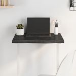 vidaXL Blat de masă maro 60x50x(2-4) cm, lemn masiv stejar tratat