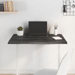vidaXL Blat de masă maro închis 80x60x2cm, lemn masiv de stejar tratat