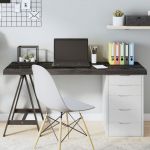 vidaXL Blat de masă maro 140x60x(2-6) cm, lemn masiv stejar tratat