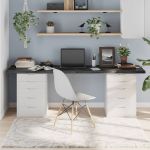 vidaXL Blat de masă maro 200x40x(2-4) cm, lemn masiv stejar tratat