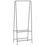 vidaXL Cuier de haine, 59 x 35 x 150 cm, negru