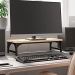 vidaXL Suport pentru monitor, stejar sonoma, 55x23x14 cm lemn compozit
