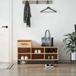 vidaXL Pantofar, stejar sonoma, 102x36x60 cm, lemn prelucrat