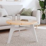 vidaXL Blat de masă rotund, Ø70x3 cm, lemn masiv de pin