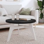 vidaXL Blat de masă rotund, Ø70x3 cm, lemn masiv de pin