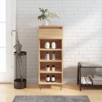 vidaXL Pantofar, stejar sonoma, 40x36x105 cm, lemn prelucrat