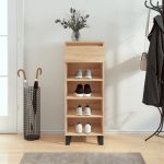 vidaXL Pantofar, stejar sonoma, 40x36x105 cm, lemn prelucrat