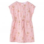 Rochie copii cu șnur, portocaliu deschis, 128