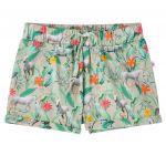 Pantaloni scurți de copii cu șnur, kaki, 104