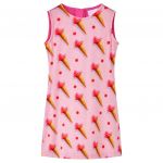 Rochie pentru copii roz aprins, 104