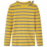 Tricou pentru copii cu mâneci lungi, ocru, 128