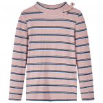 Tricou pentru copii cu mâneci lungi, roz deschis, 104