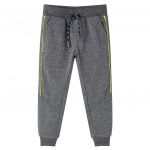Pantaloni de trening pentru copii, gri melanj, 116