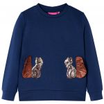 Bluzon pentru copii, bleumarin, 128