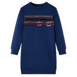 Rochie hanorac pentru copii, bleumarin, 92