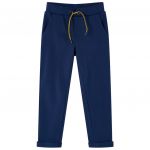 Pantaloni pentru copii cu șnur, bleumarin, 116