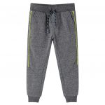 Pantaloni de trening pentru copii, gri melanj, 92