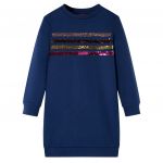 Rochie hanorac pentru copii, bleumarin, 128
