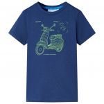 Tricou pentru copii, albastru închis, 116