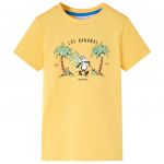 Tricou pentru copii, ocru deschis, 104