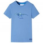 Tricou pentru copii, albastru mediu, 116