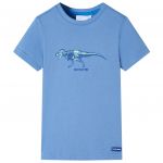 Tricou pentru copii, albastru mediu, 128