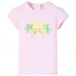 Tricou pentru copii, roz deschis, 92