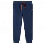 Pantaloni de trening pentru copii, bleumarin melanj, 116