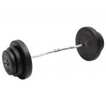 vidaXL Set halteră ondulată cu greutăți, 60 kg