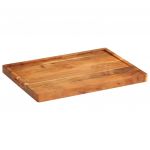 vidaXL Tocător, 52x38x3,5 cm, lemn masiv de acacia