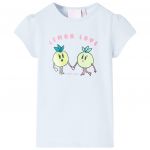 Tricou pentru copii, albastru deschis, 104