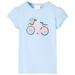 Tricou pentru copii, albastru deschis, 116