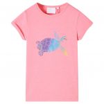 Tricou de copii, roz aprins, 104