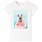 Tricou pentru copii, alb, 116