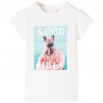 Tricou pentru copii, alb, 140