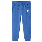 Pantaloni de trening pentru copii, albastru melanj, 92