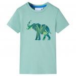 Tricou pentru copii, kaki deschis, 140