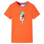 Tricou pentru copii, portocaliu închis, 140
