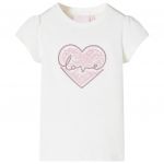 Tricou pentru copii ecru 104