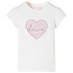 Tricou pentru copii ecru 116