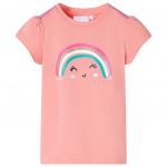 Tricou pentru copii, corai deschis, 140