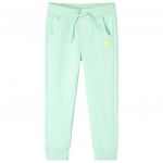 Pantaloni de trening pentru copii, verde aprins, 92