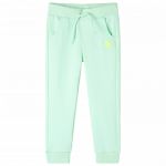 Pantaloni de trening pentru copii, verde aprins, 116